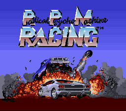RPM Racing Title Screen